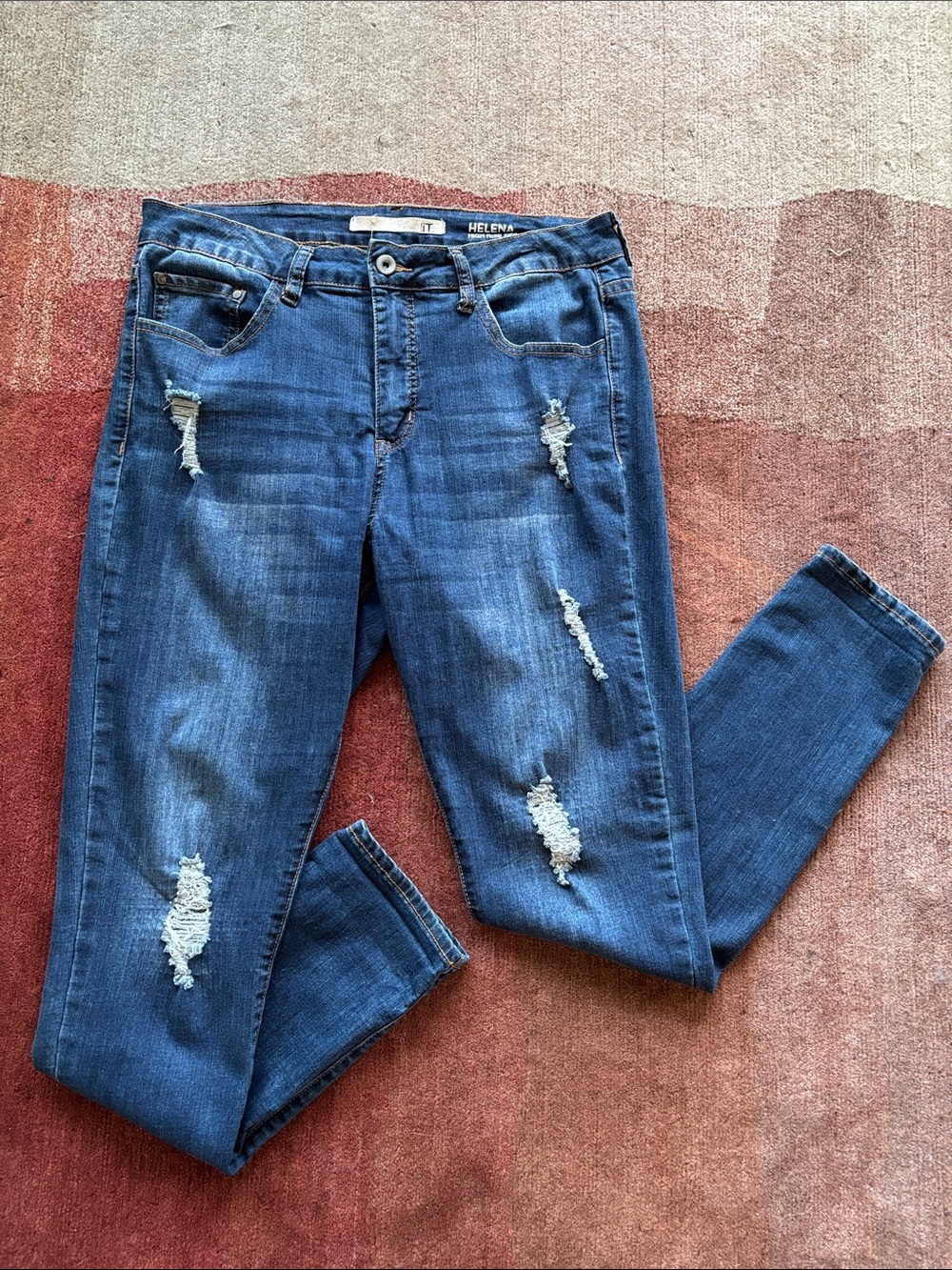 !iT 'Helena' High Rise Skinny Ankle Jeans - Sz 12